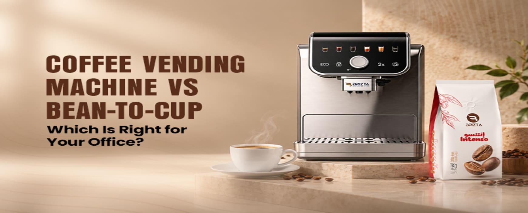 bean to cup office coffee machine