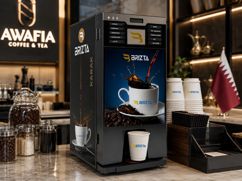 coffee vending machine in Qatar
