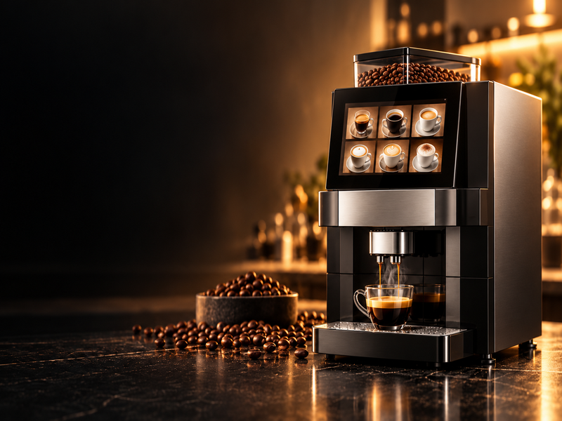 espresso machine bean to cup