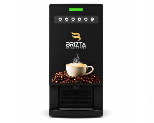 BRIZTA 3300 self-service coffee vending machine with compact modern design
