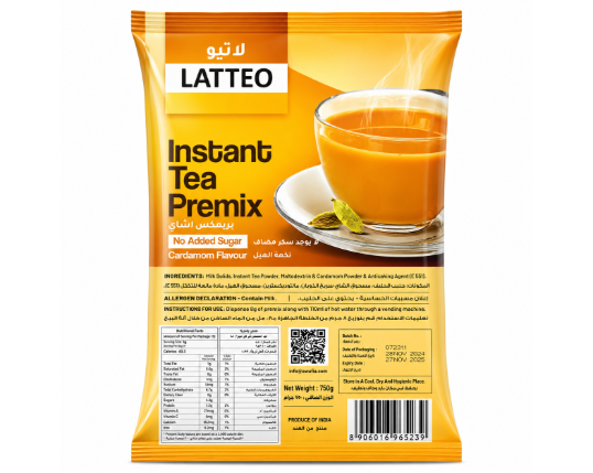 LATTEO INSTANT TEA PREMIX DIET 1000G