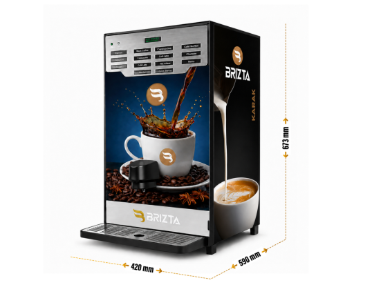 MINIFRESH 6500 coffee vending machine with multiple beverage selection controls